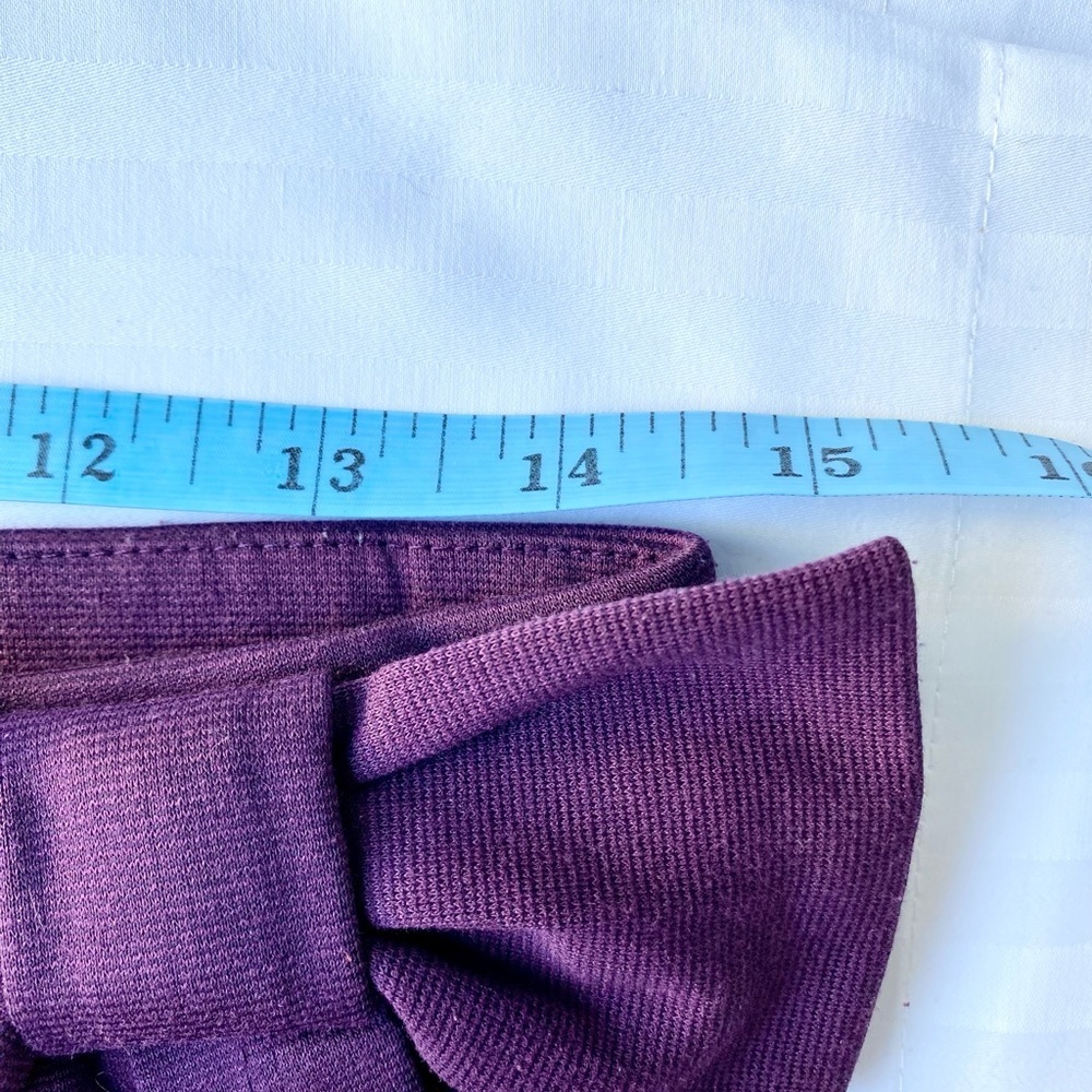 Vero Moda Asymmetrical Tulip Wrap Skirt, Rich Purple Colour, With Bow, Size L - Picture 6 of 6